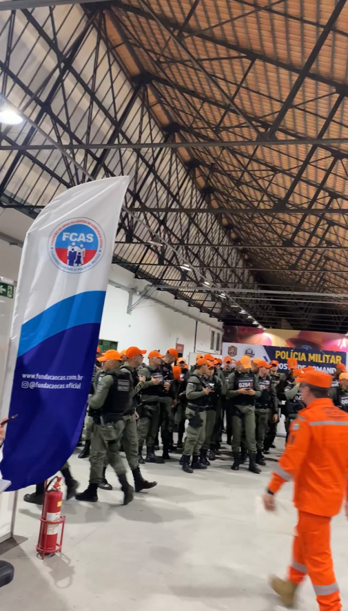 Fundação CAS leva apoio aos policiais militares durante o São João de Caruaru